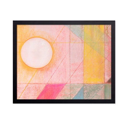 Pastel Sun Geometry