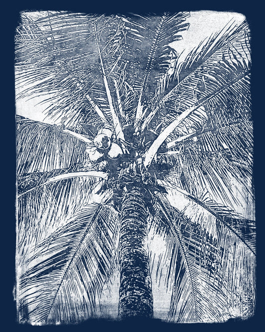 Palm Canopy Blue
