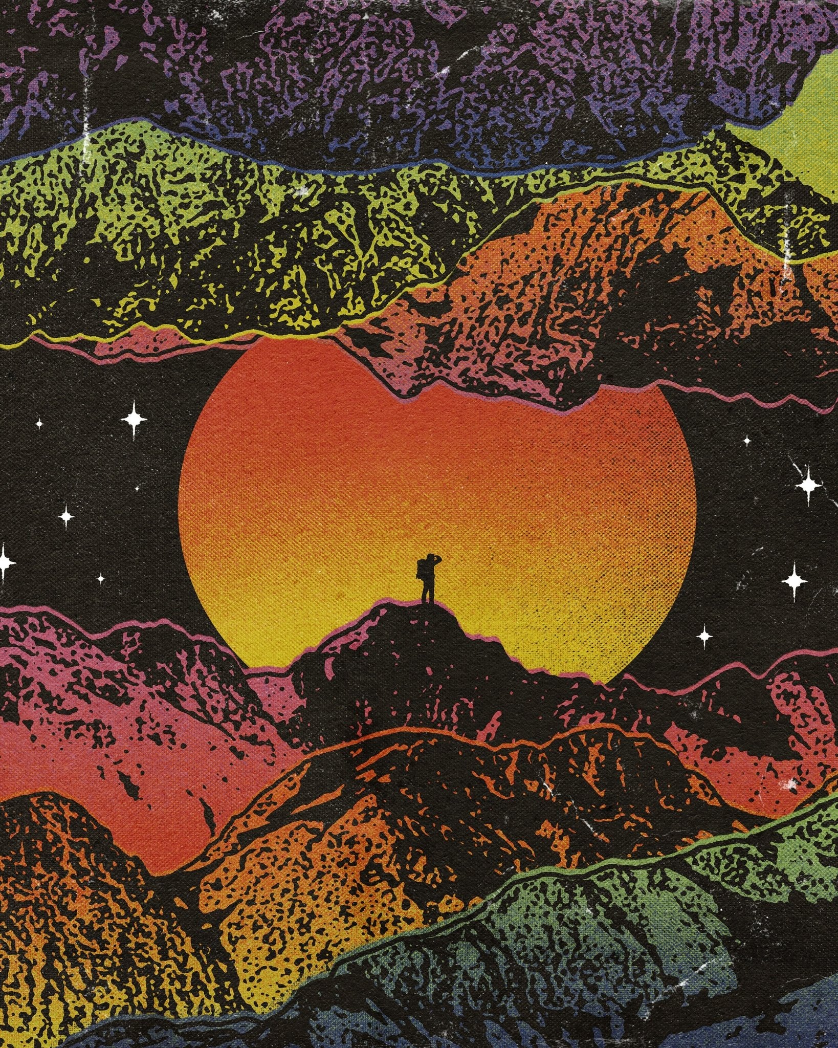 Cosmic Mountain Hiker