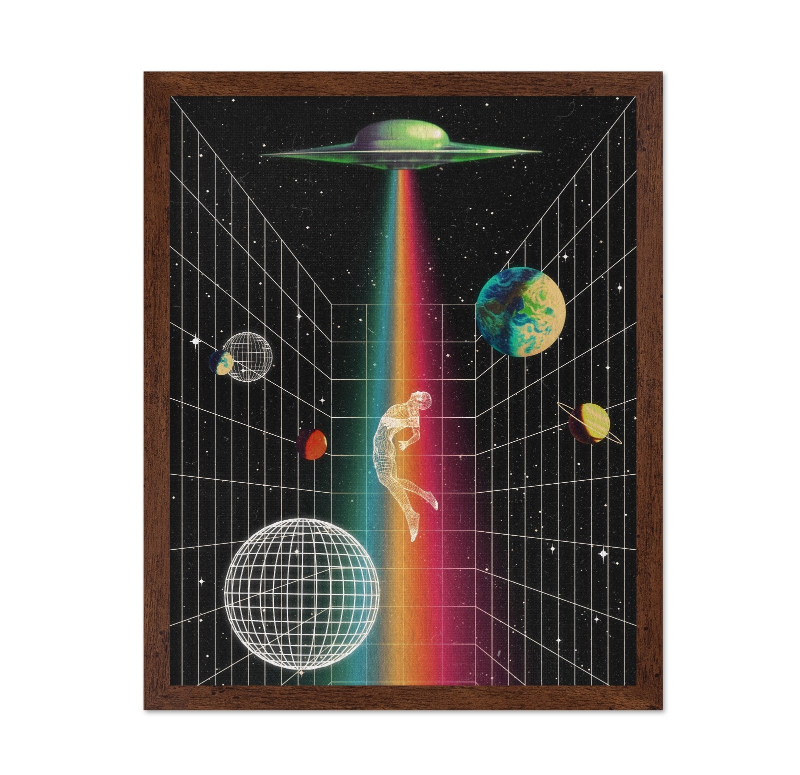 Neon UFO Abduction