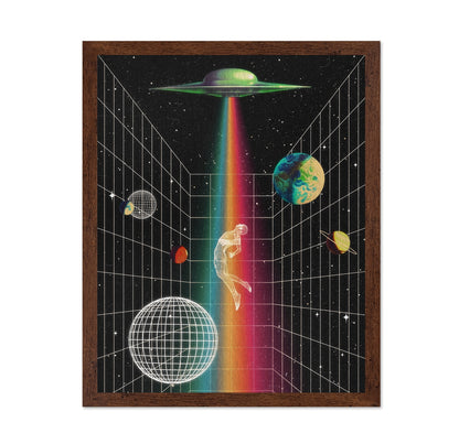 Neon UFO Abduction