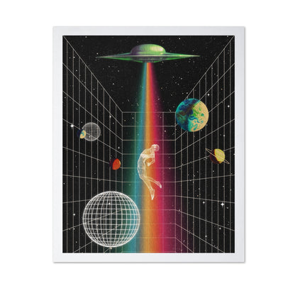 Neon UFO Abduction