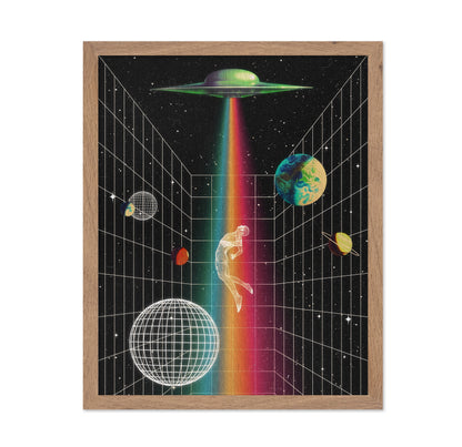 Neon UFO Abduction