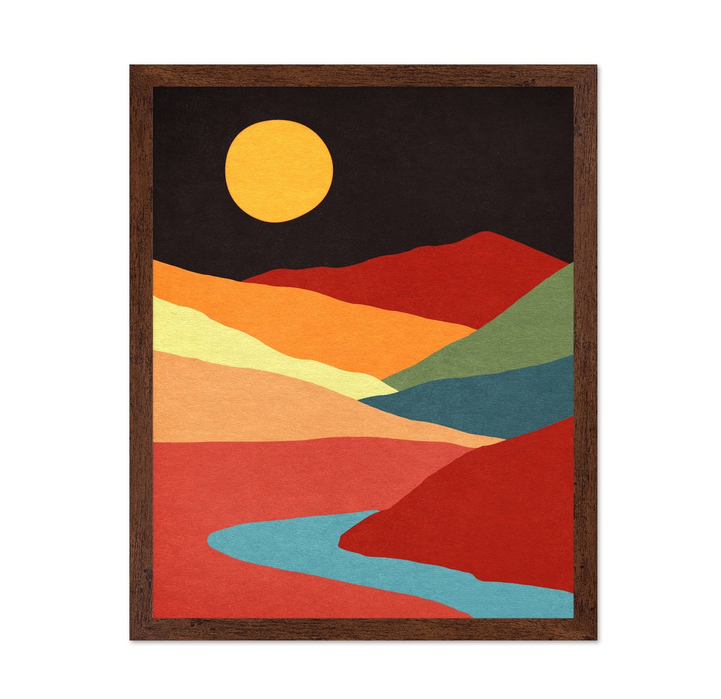 Color Desert Sun