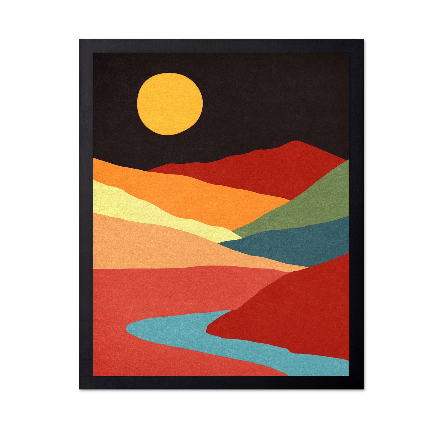 Color Desert Sun