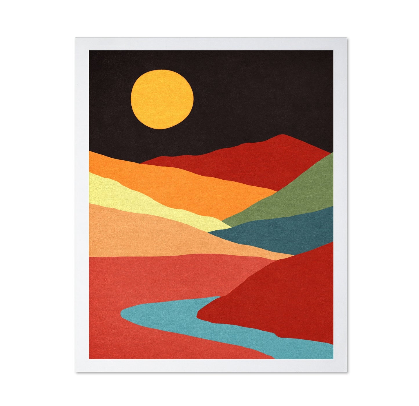 Color Desert Sun