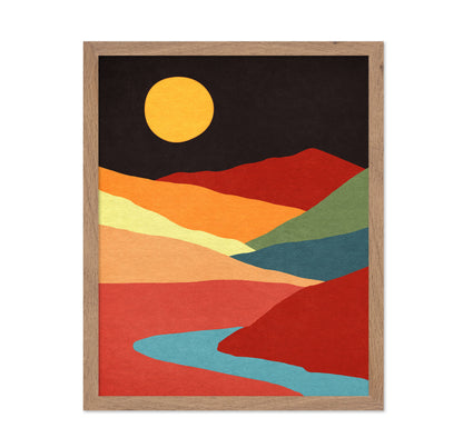 Color Desert Sun