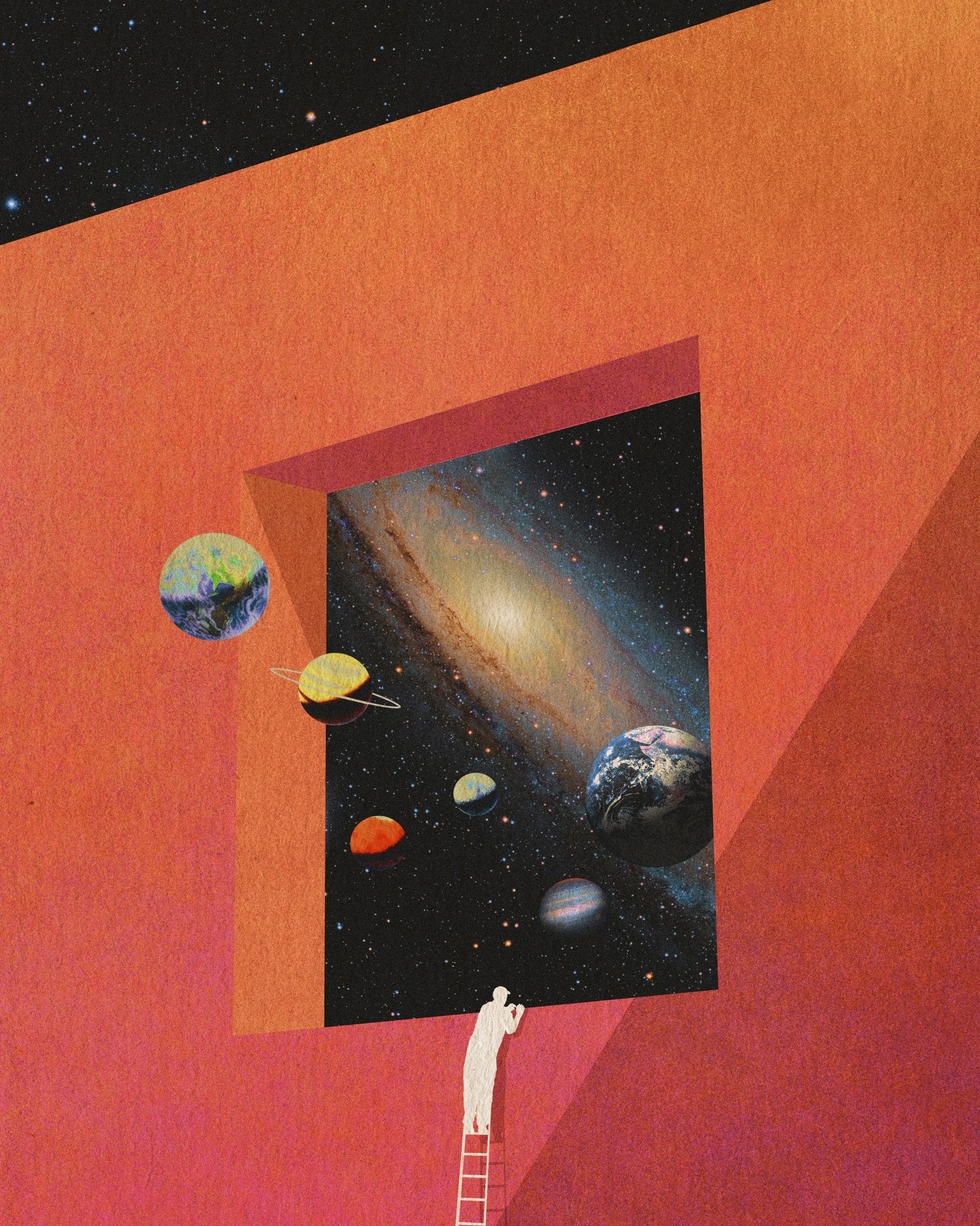 Galaxy Window View