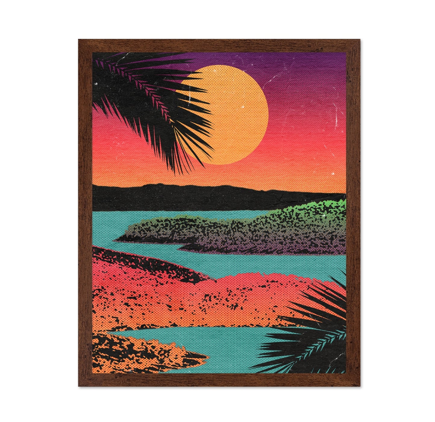 Tropical Retro Sunset