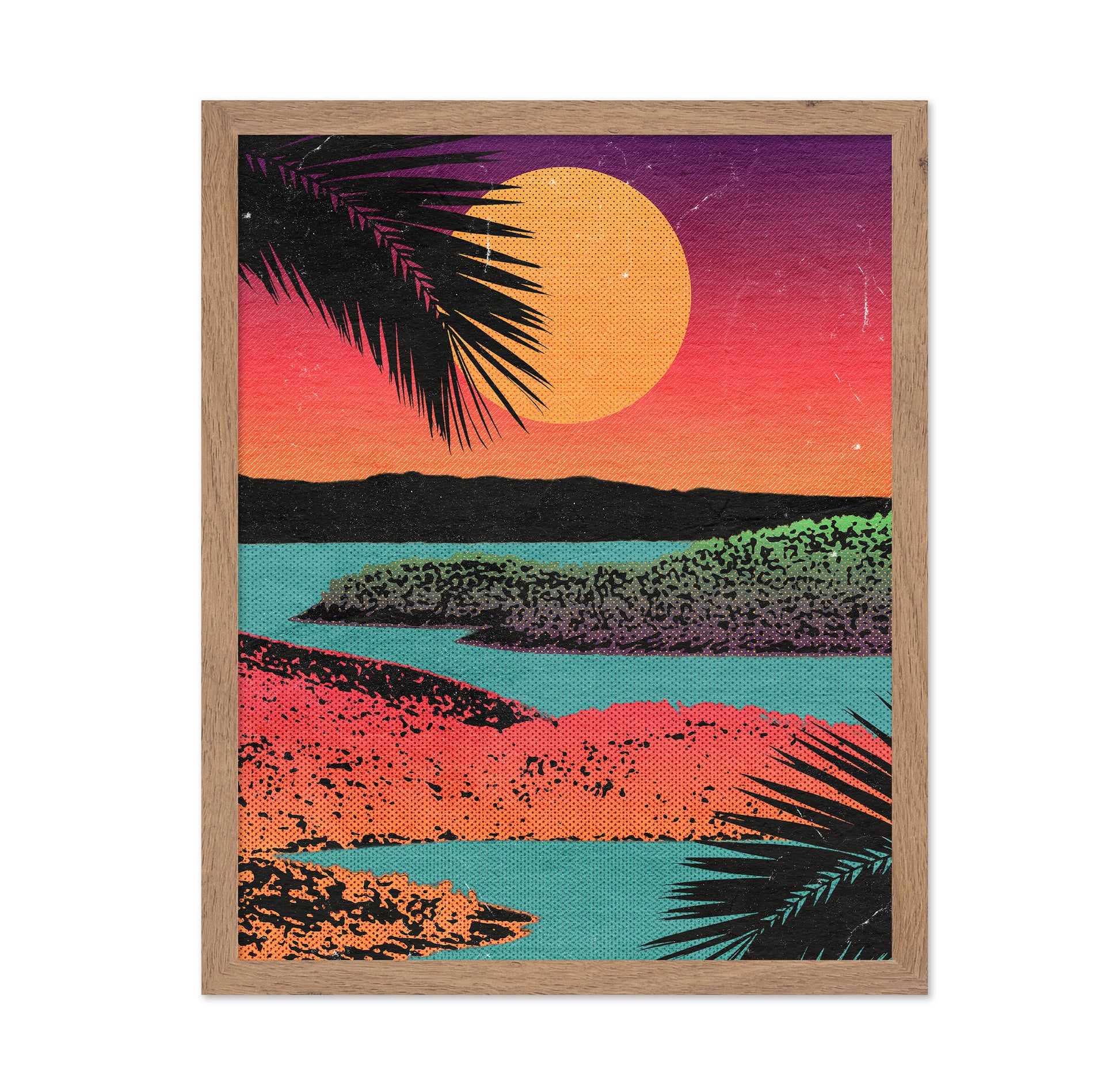 Tropical Retro Sunset