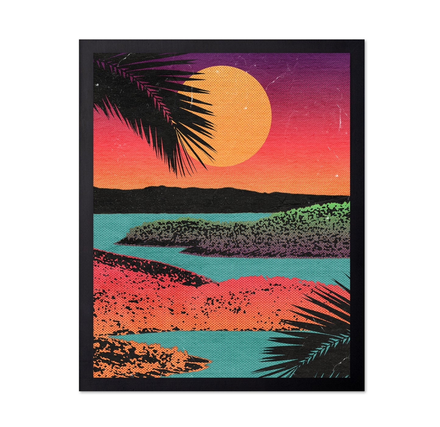 Tropical Retro Sunset