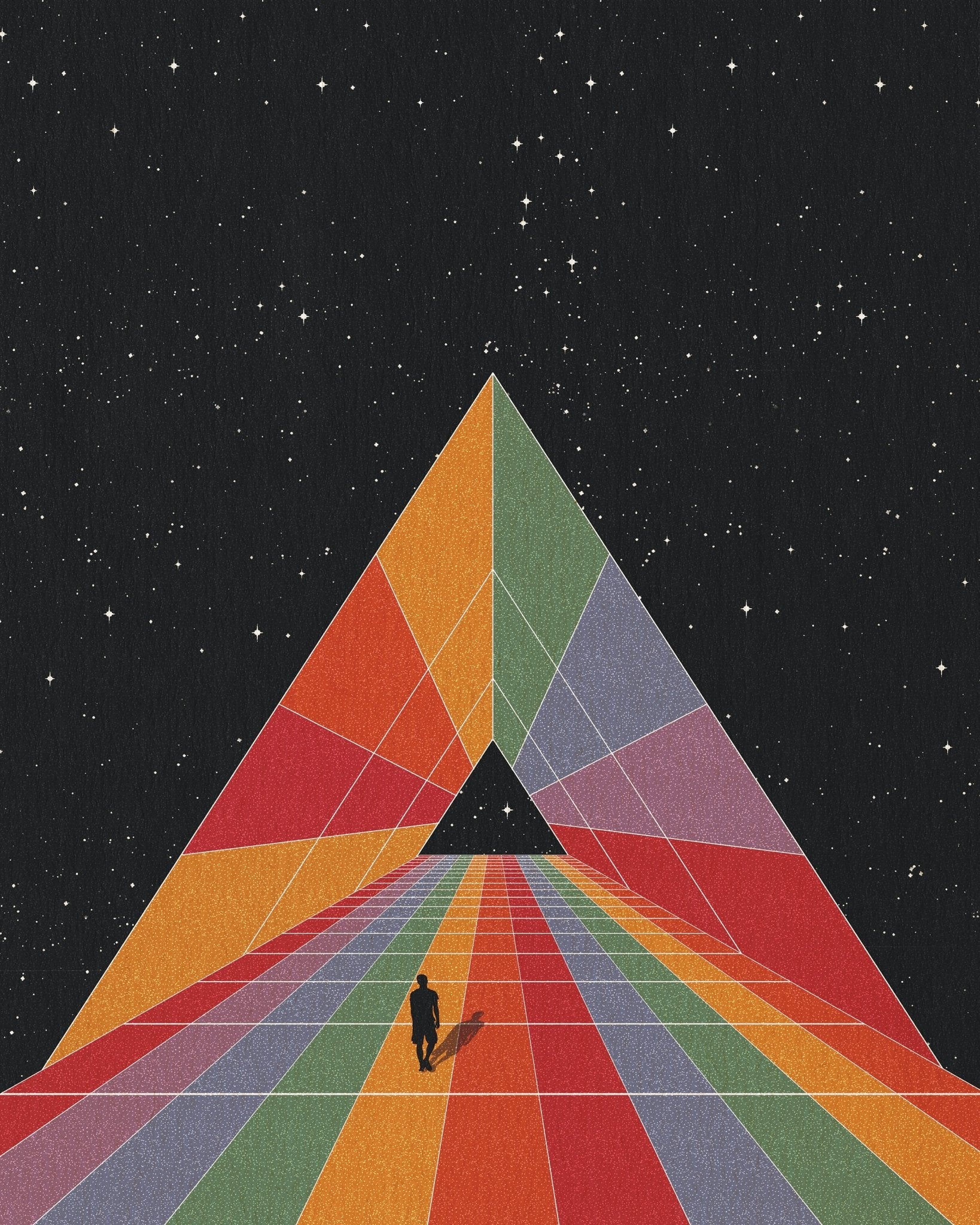 Rainbow Pyramid Path