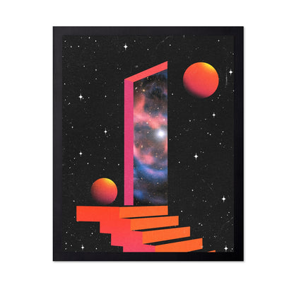 Neon Space Portal