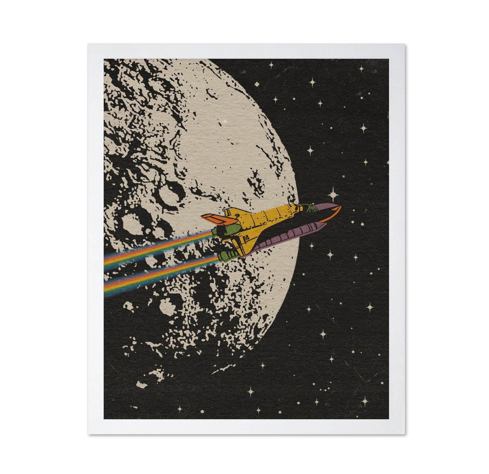Rainbow Space Shuttle