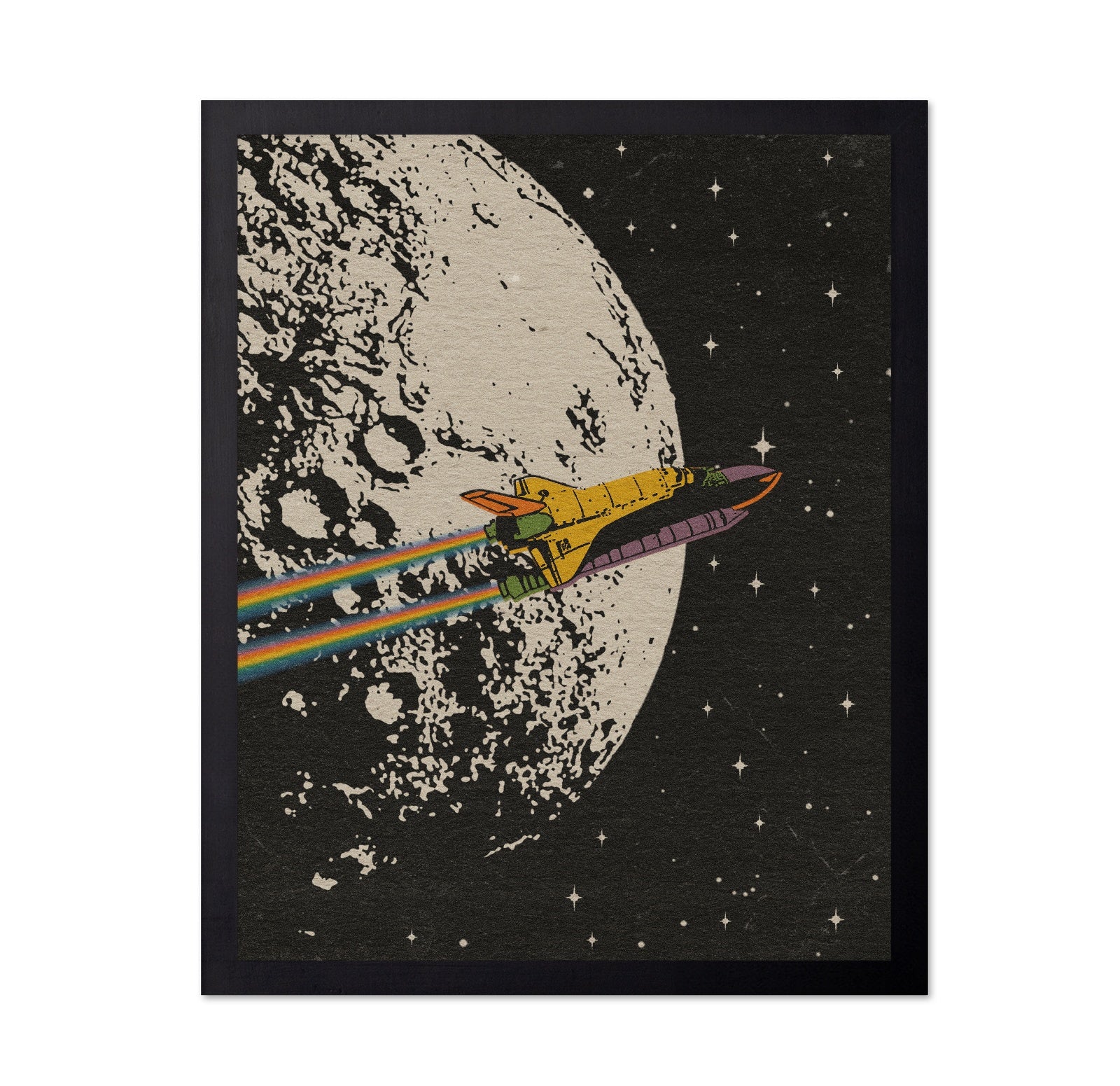 Rainbow Space Shuttle