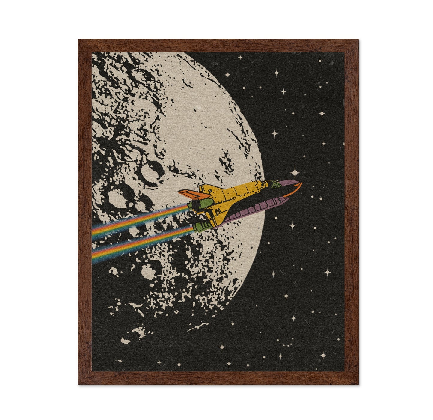 Rainbow Space Shuttle