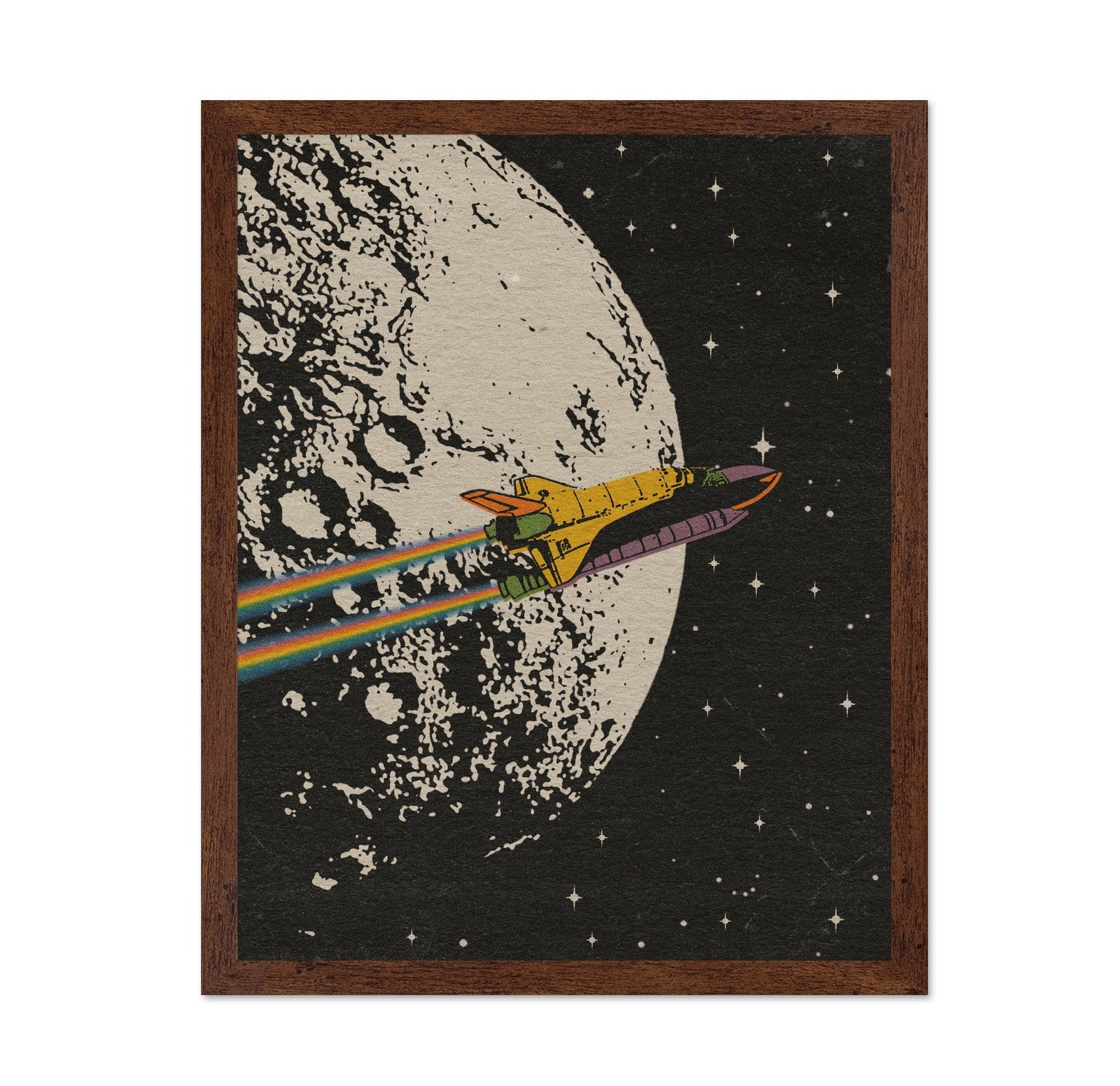 Rainbow Space Shuttle