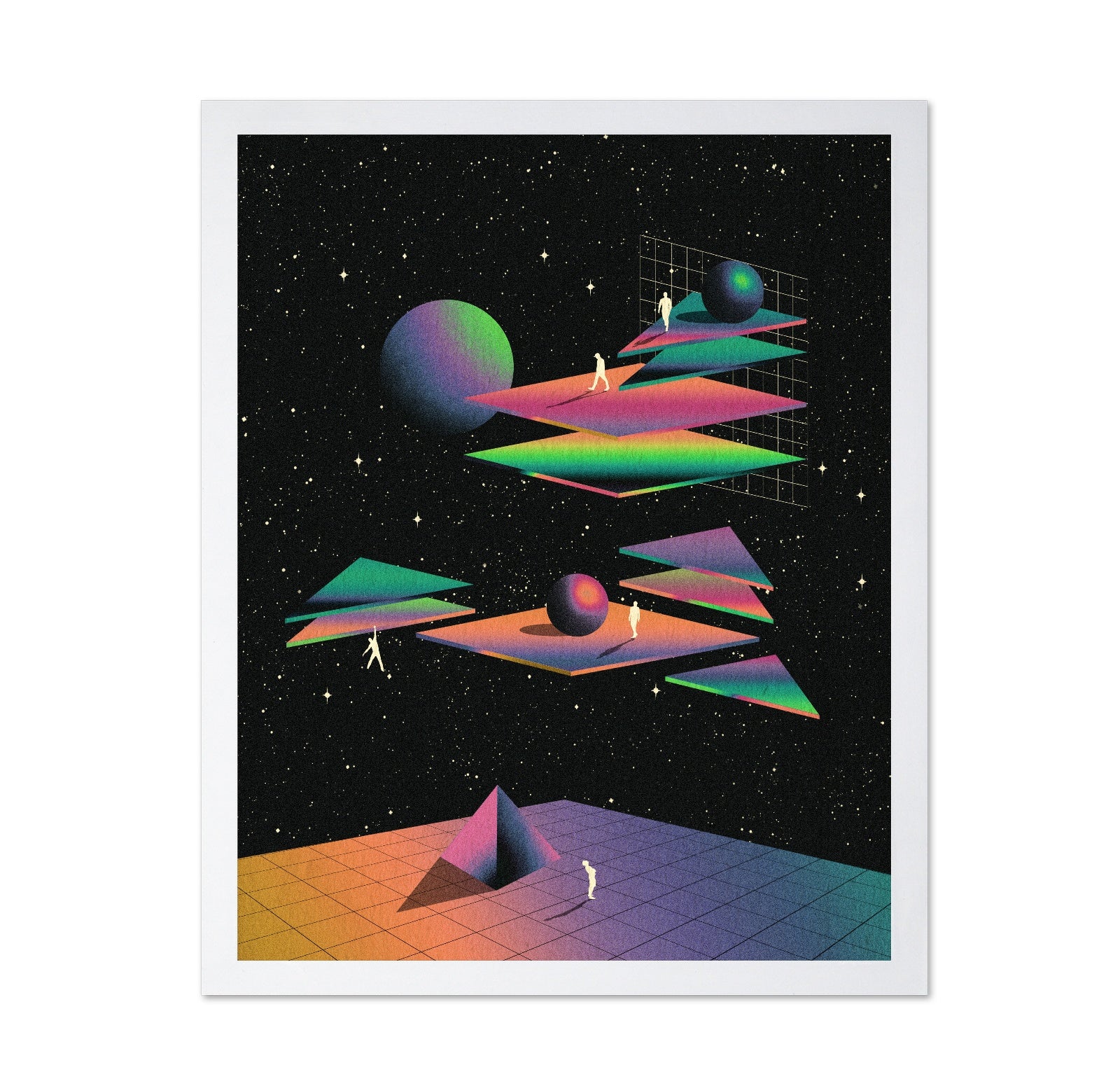 Neon Space Levels