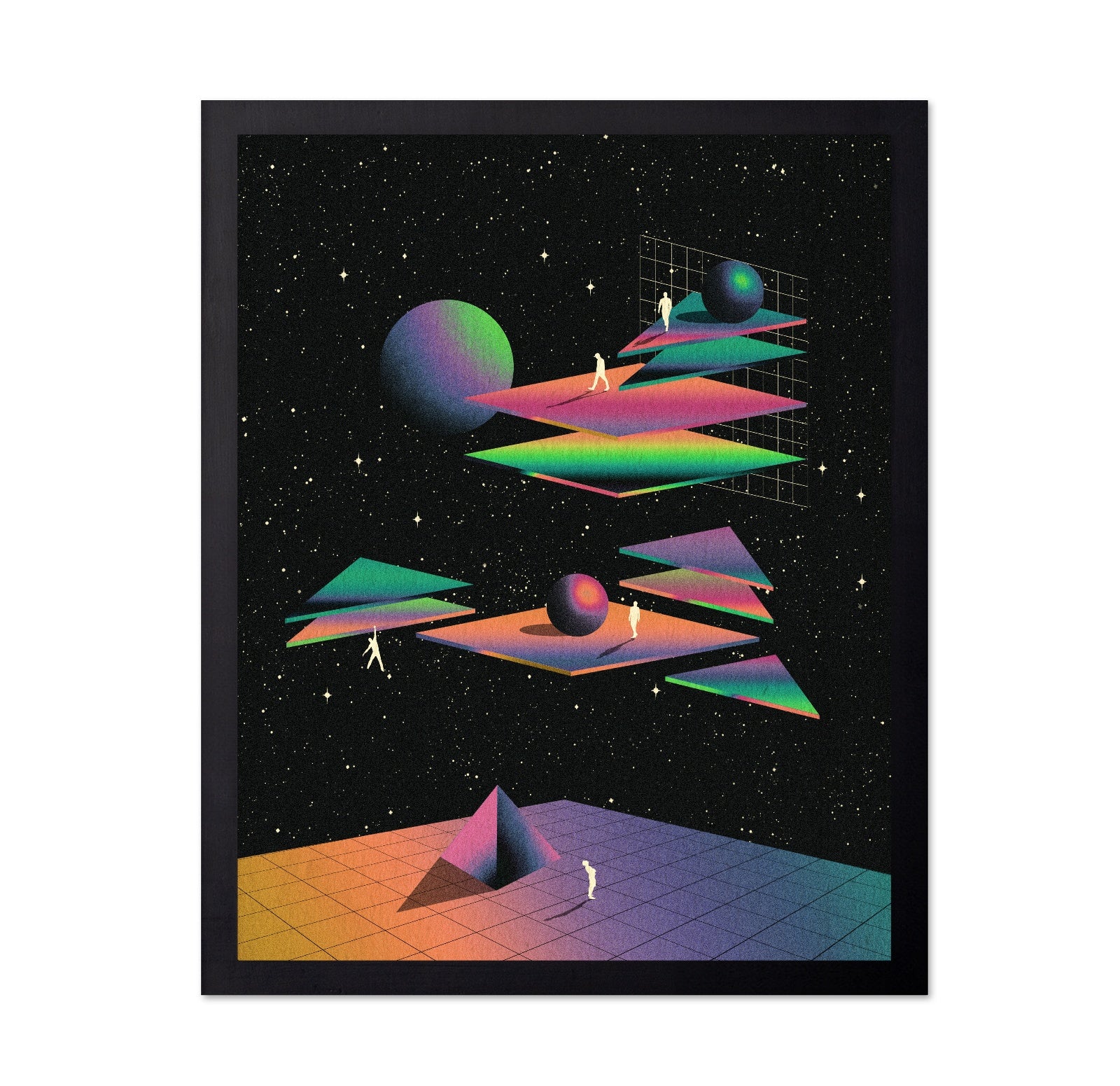 Neon Space Levels