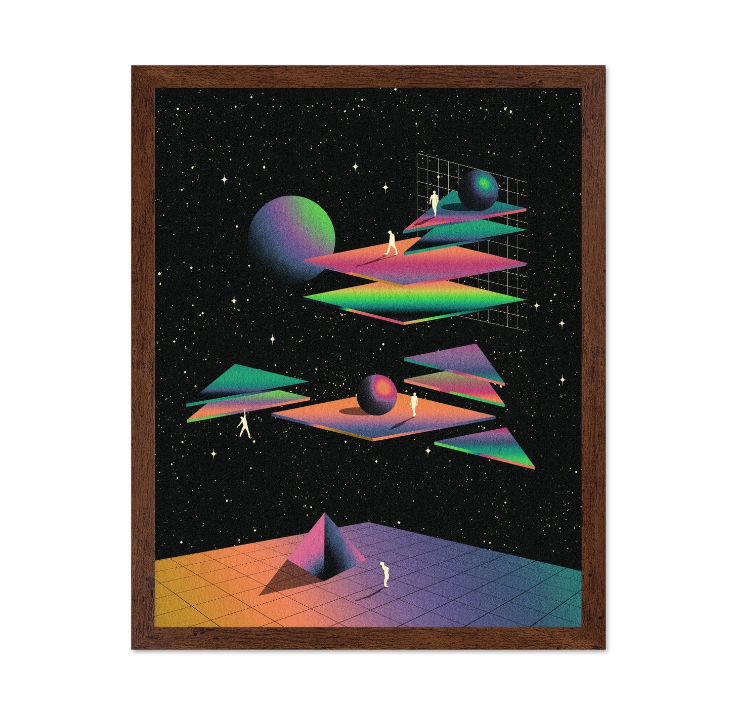 Neon Space Levels