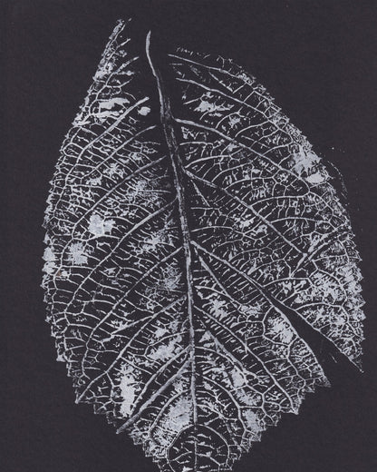 Monochrome Leaf Print No1