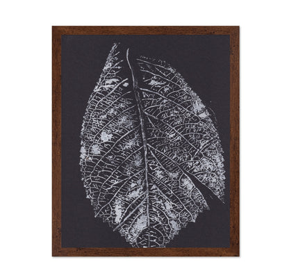 Monochrome Leaf Print No1