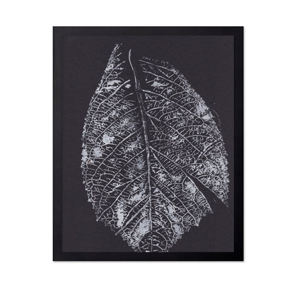 Monochrome Leaf Print No1
