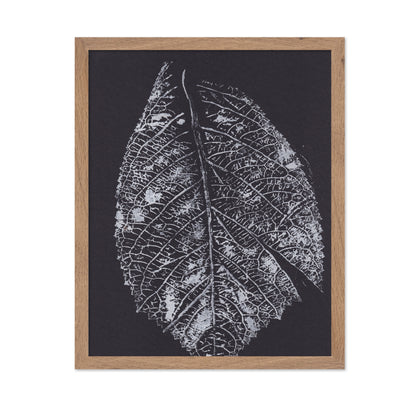 Monochrome Leaf Print No1