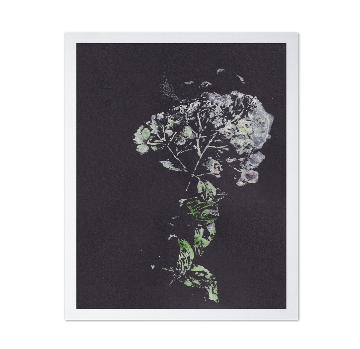Dark Floral Silhouette
