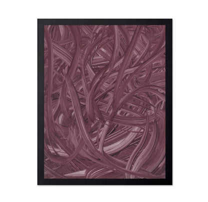Flowing Mauve Lines