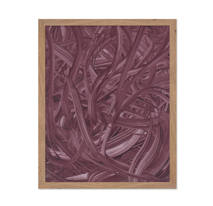 Flowing Mauve Lines