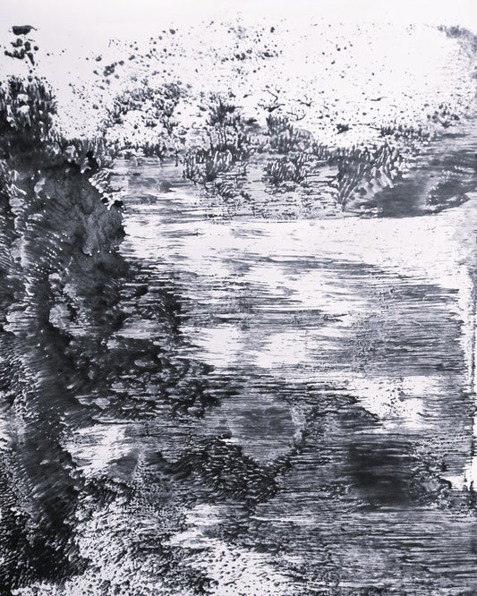 Monochrome Snow Landscape