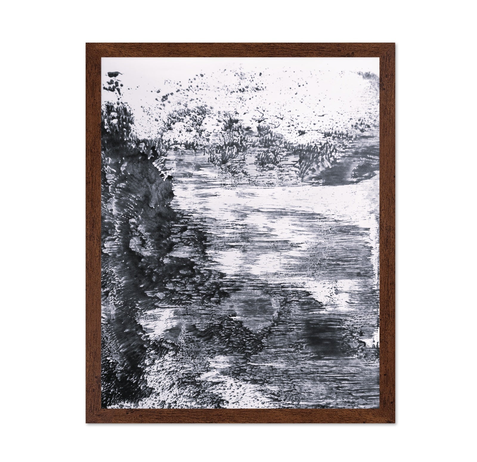Monochrome Snow Landscape
