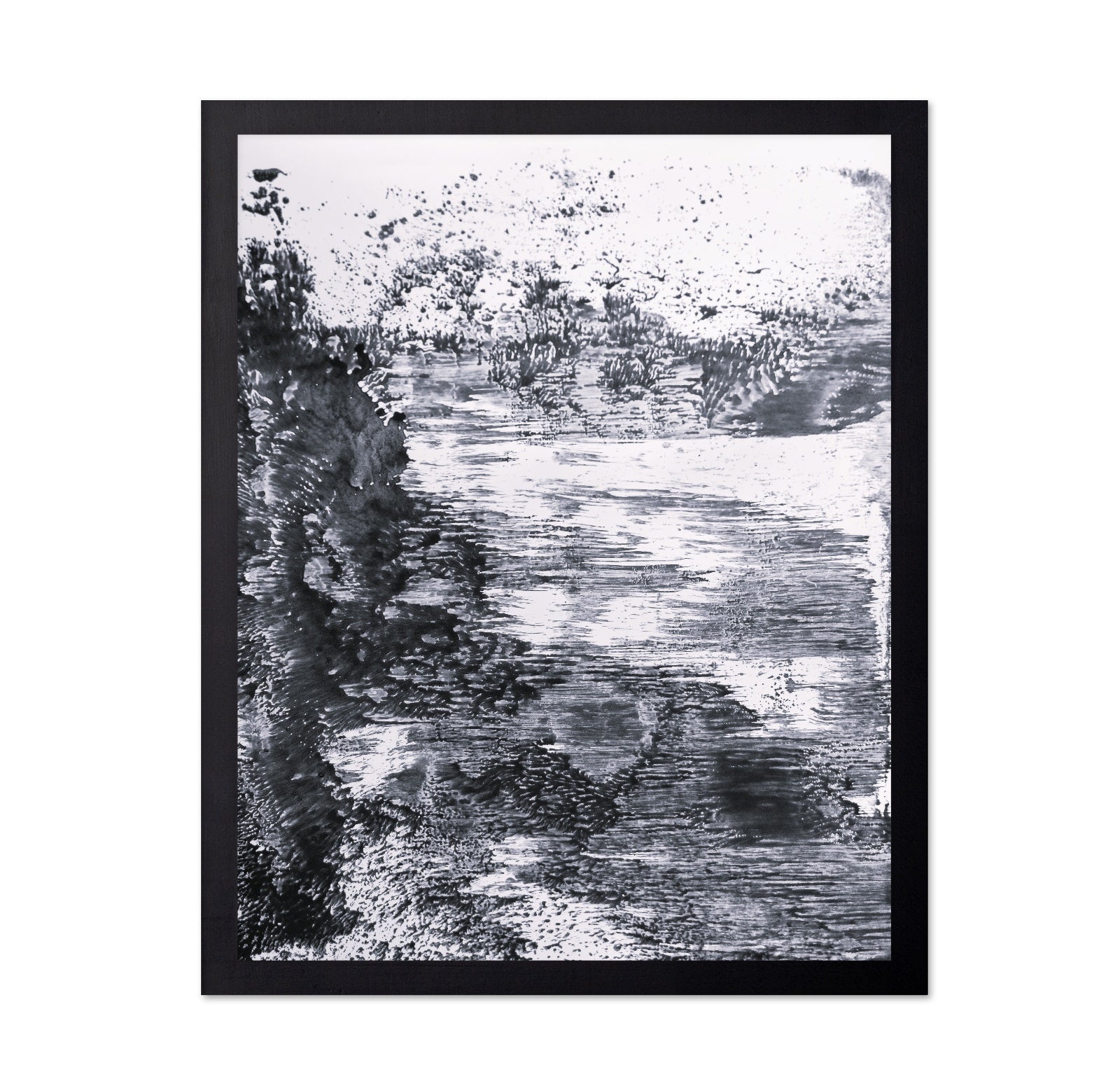 Monochrome Snow Landscape