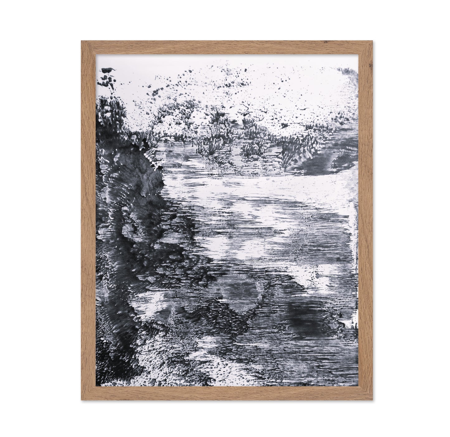 Monochrome Snow Landscape