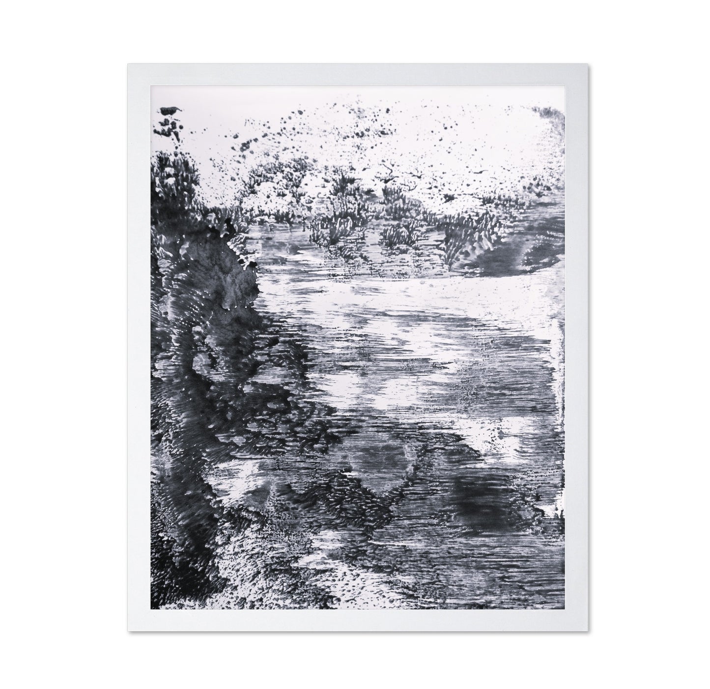 Monochrome Snow Landscape