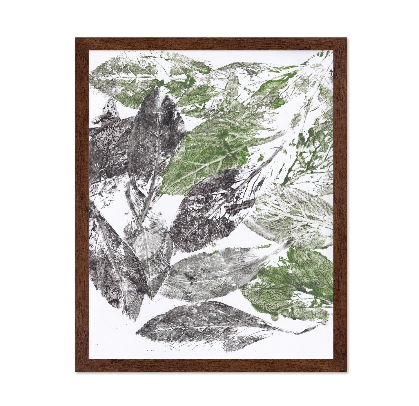 Leaf Print Collage