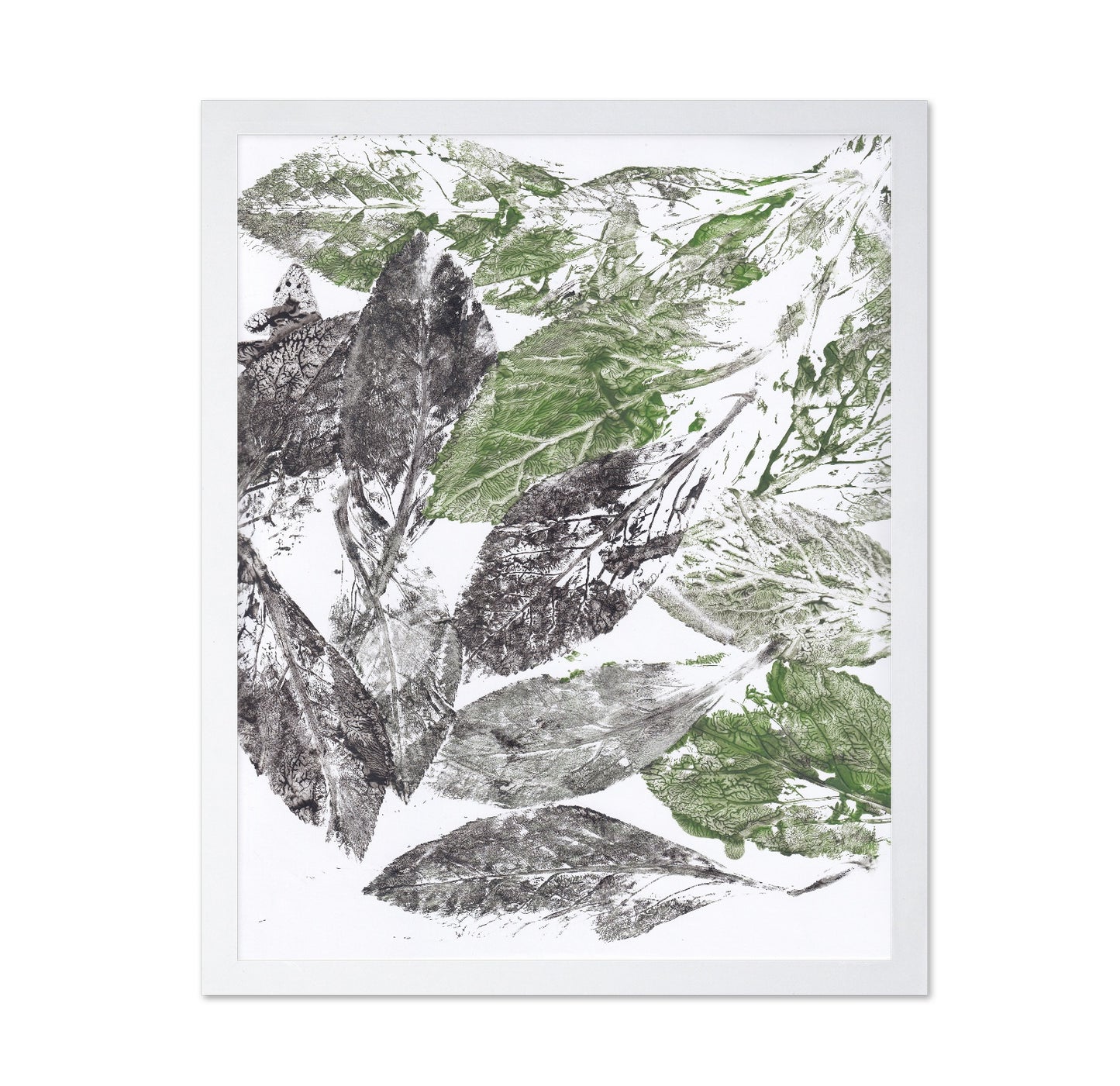 Leaf Print Collage
