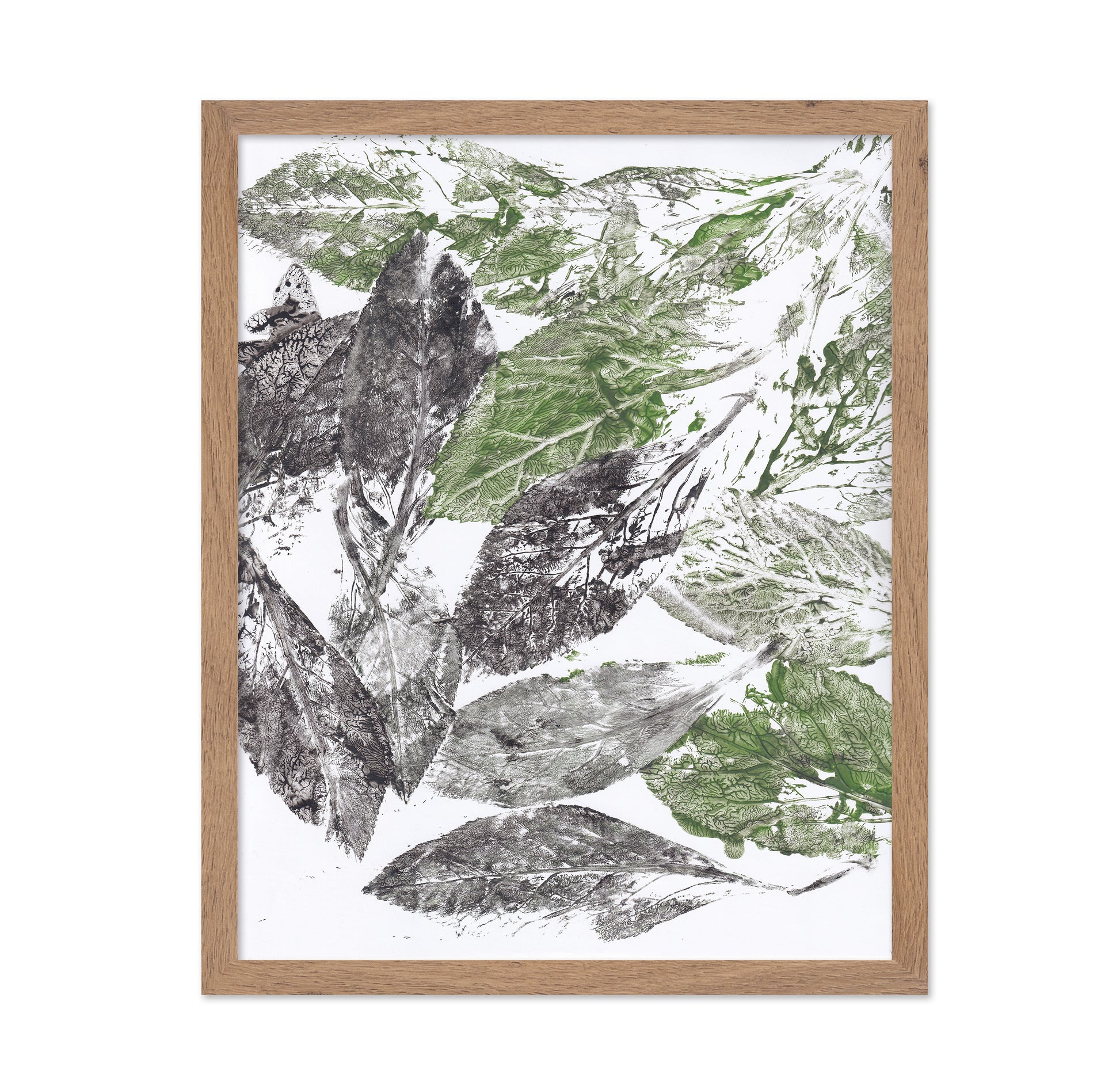 Leaf Print Collage