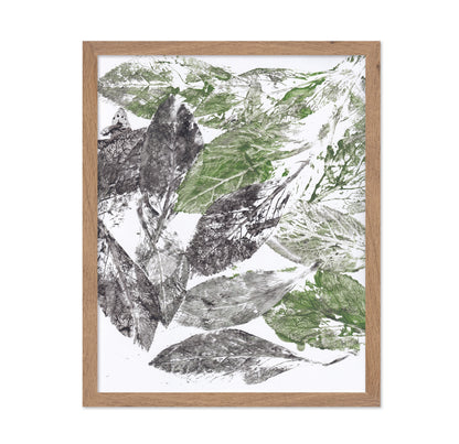 Leaf Print Collage