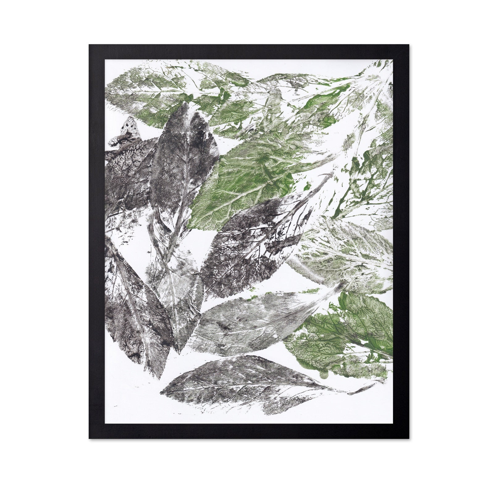 Leaf Print Collage