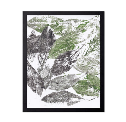 Leaf Print Collage