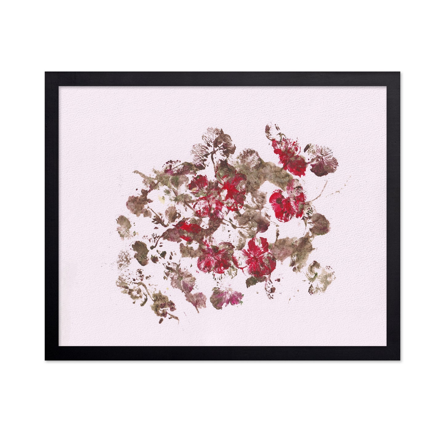 Red Floral Composition