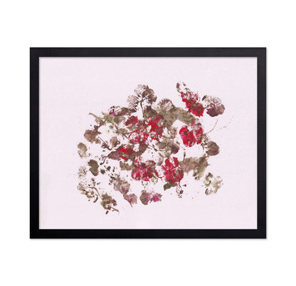 Red Floral Composition