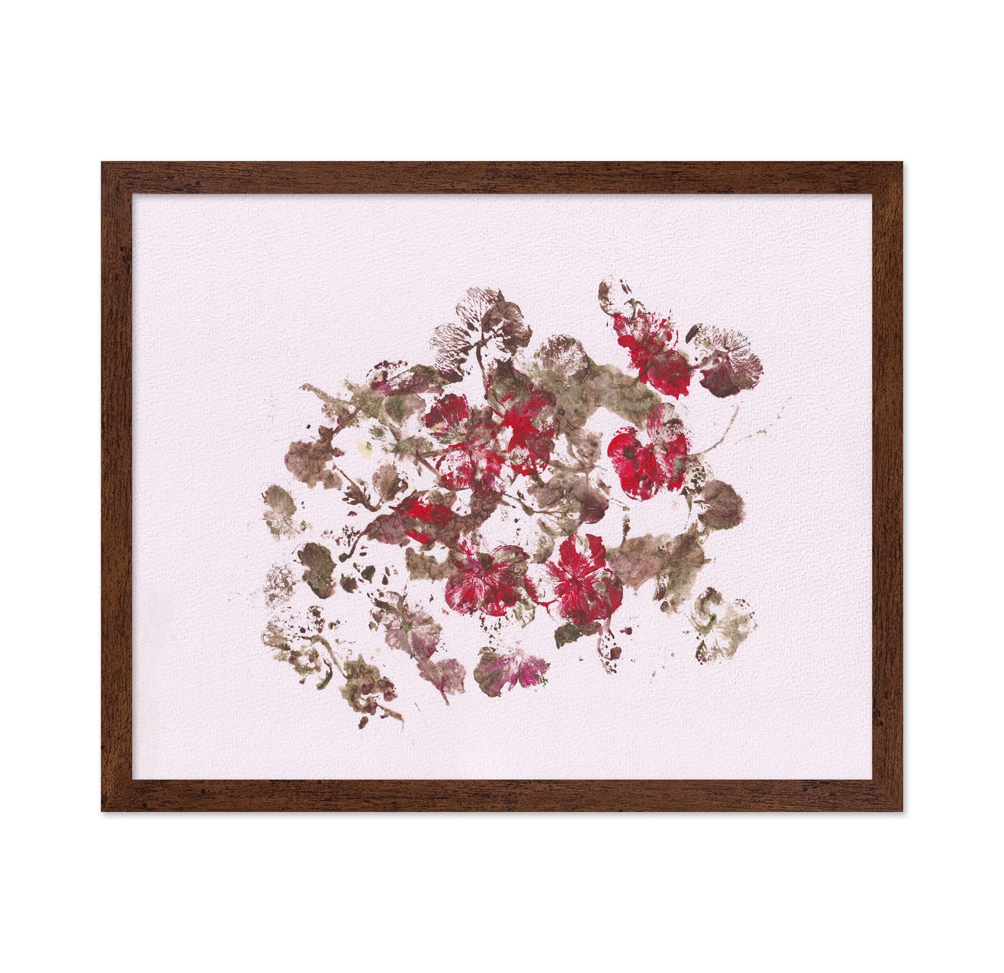 Red Floral Composition