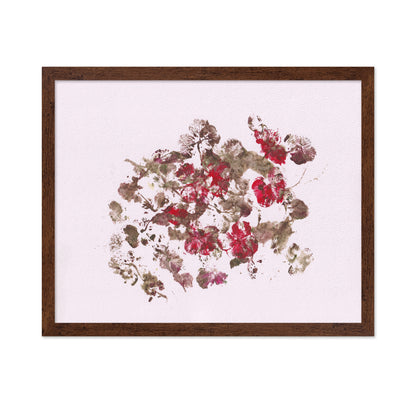 Red Floral Composition