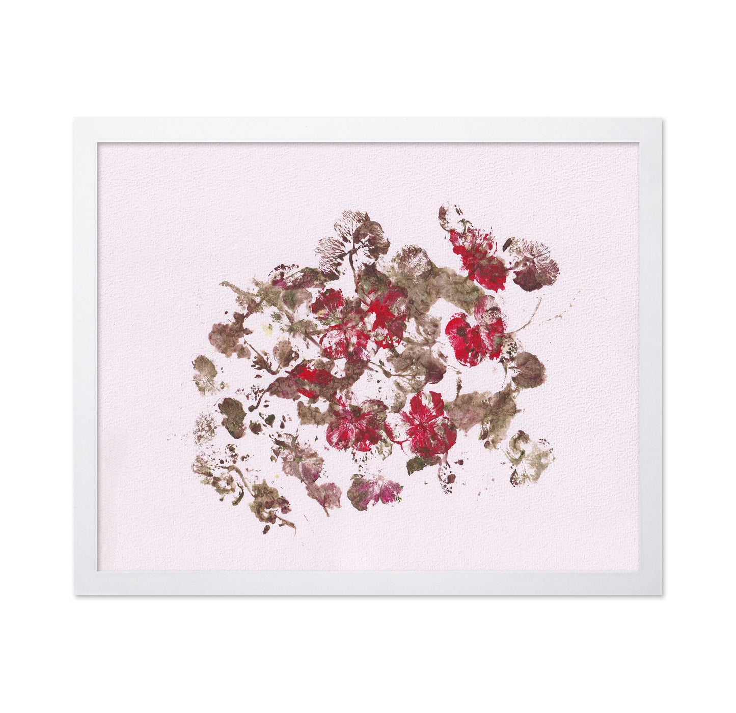 Red Floral Composition