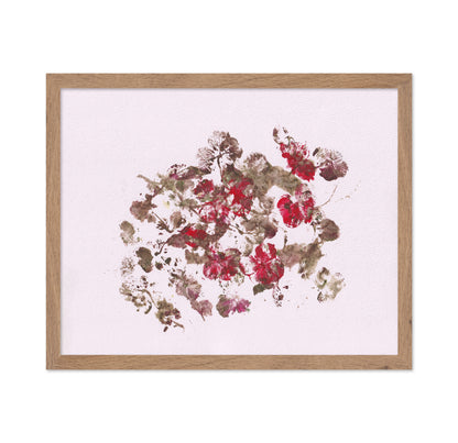 Red Floral Composition