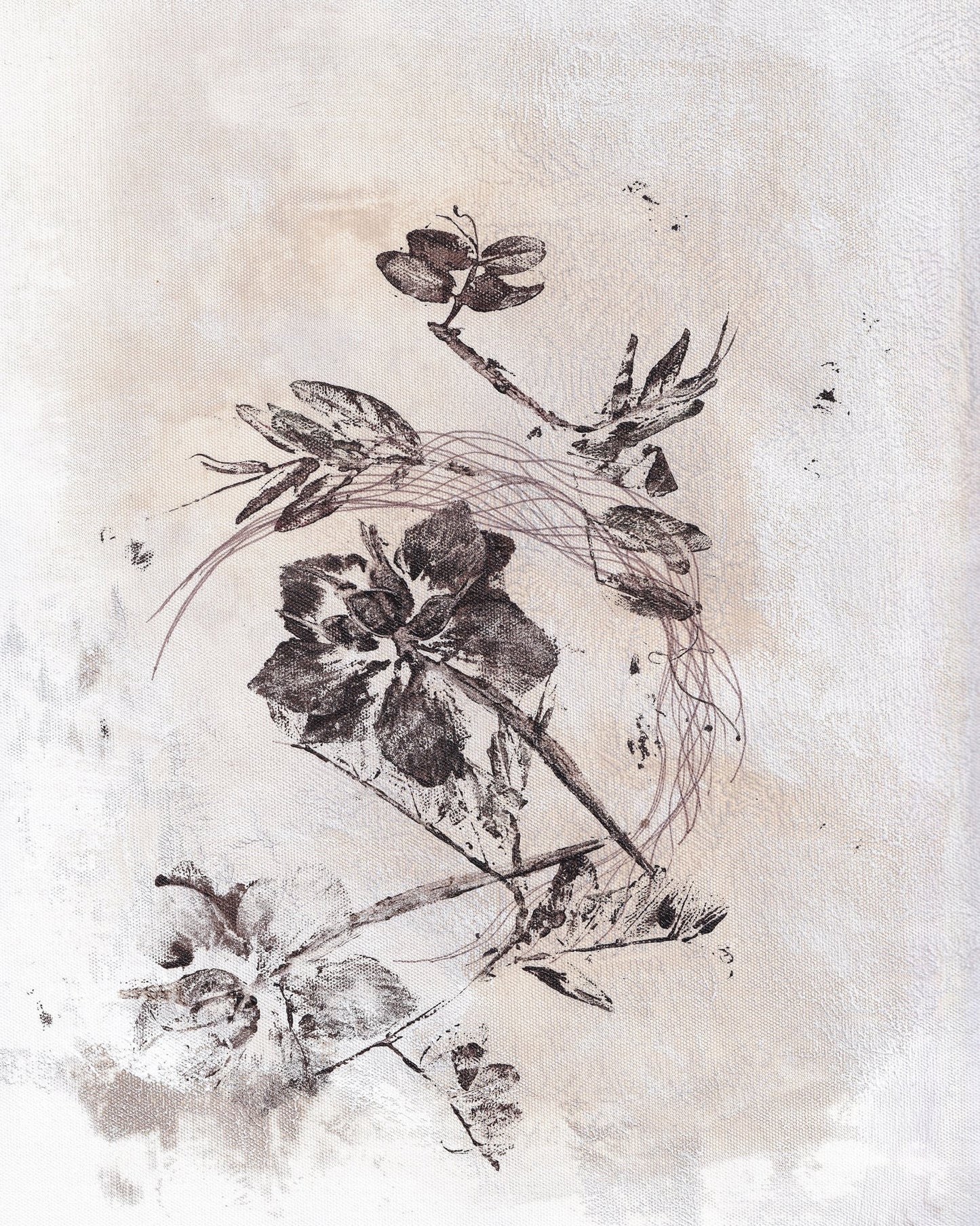Delicate Floral Sketch
