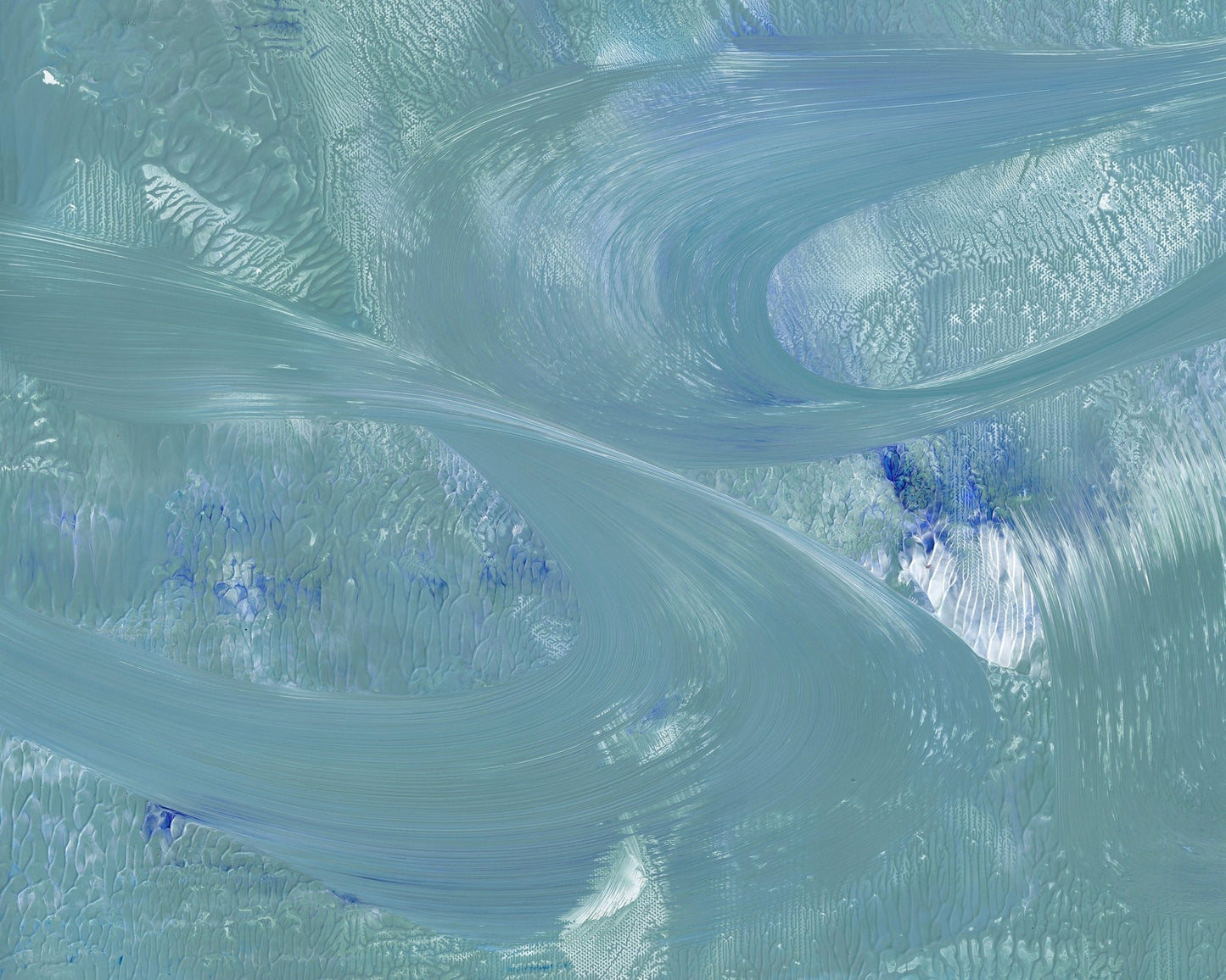 Blue Flow Abstract No2